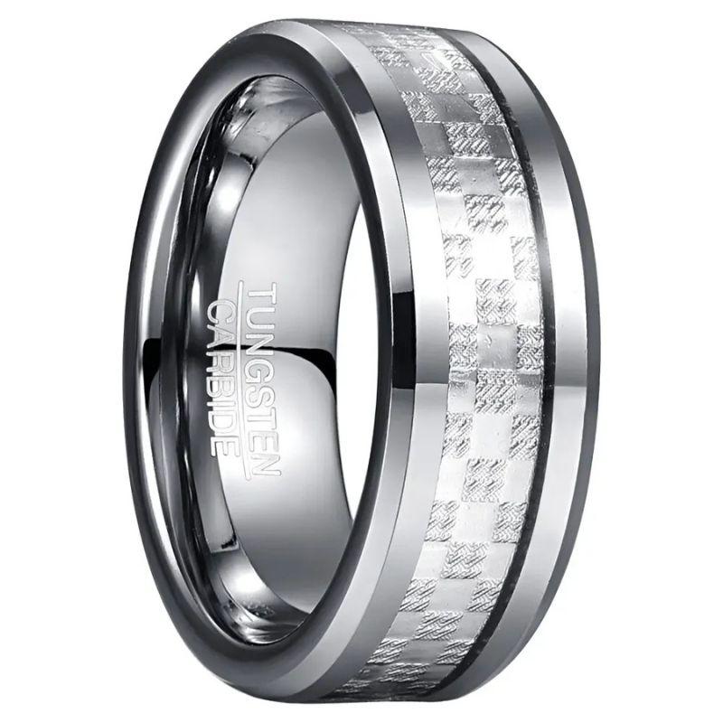 Tungsten_Checkered_Ring