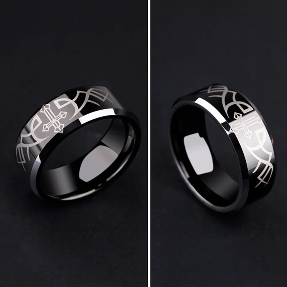 Tungsten Cross Ring