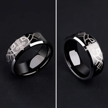 Tungsten Cross Ring