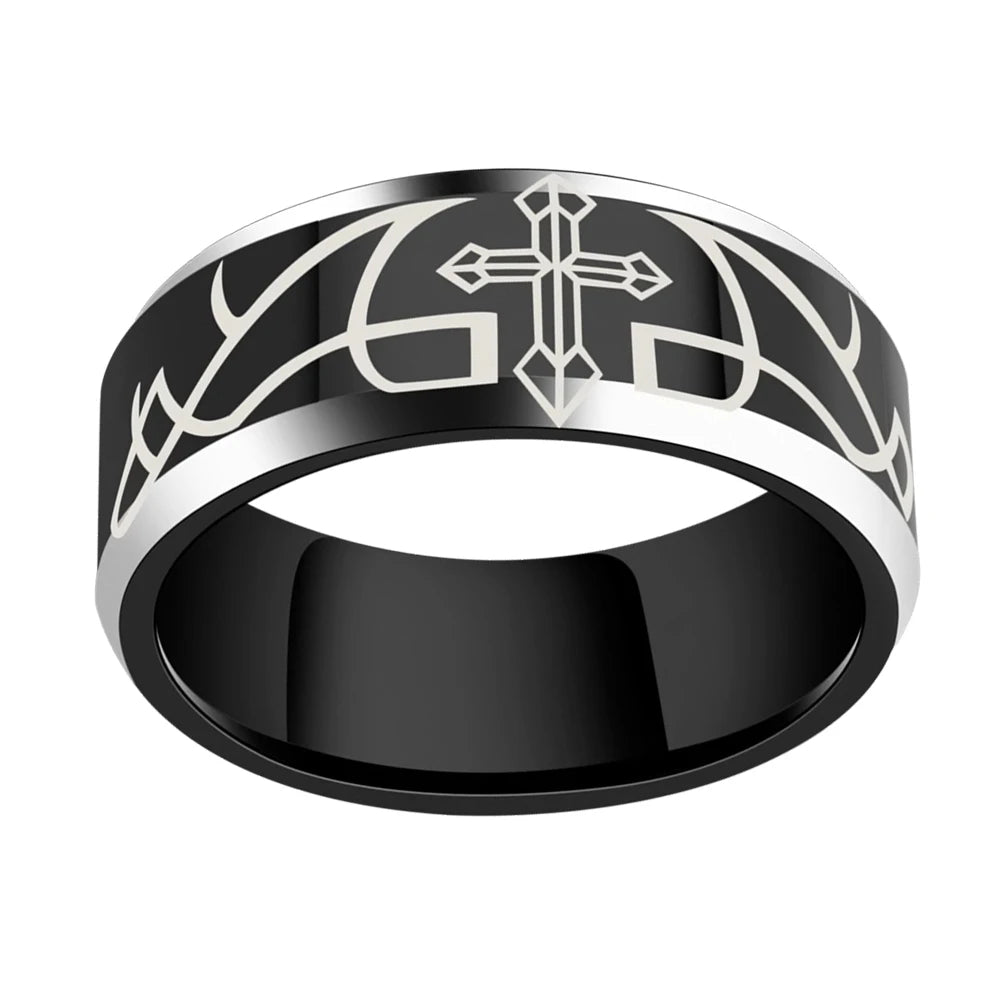 Tungsten Cross Ring