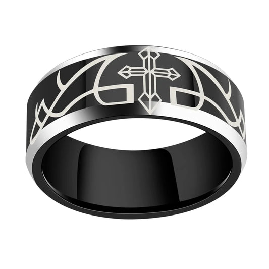Tungsten Cross Ring