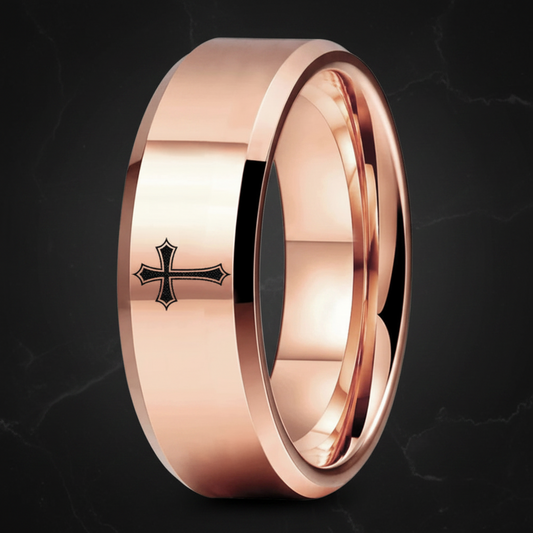 Tungsten Cross Ring