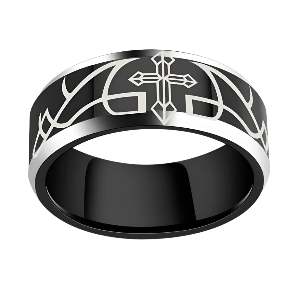 Tungsten Cross Ring