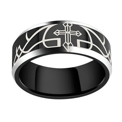 Tungsten Cross Ring