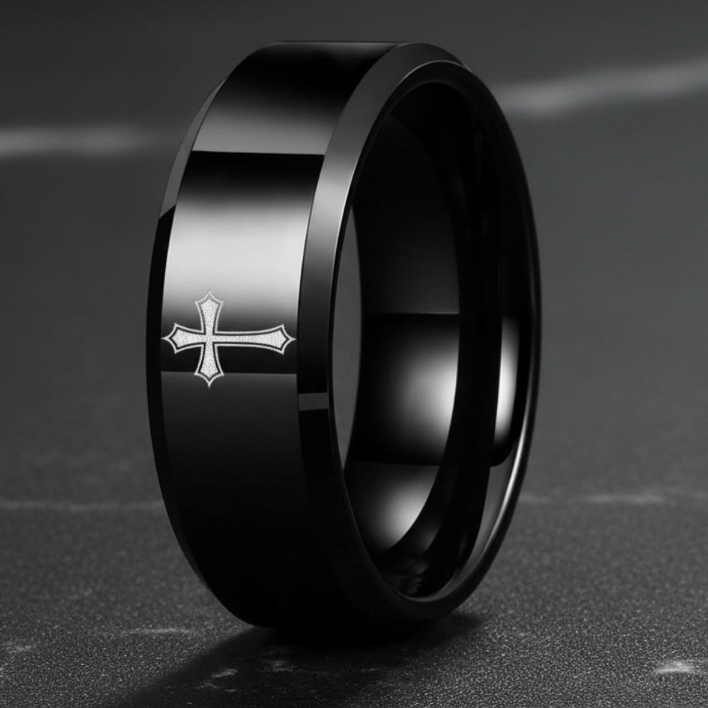 Tungsten Cross Ring