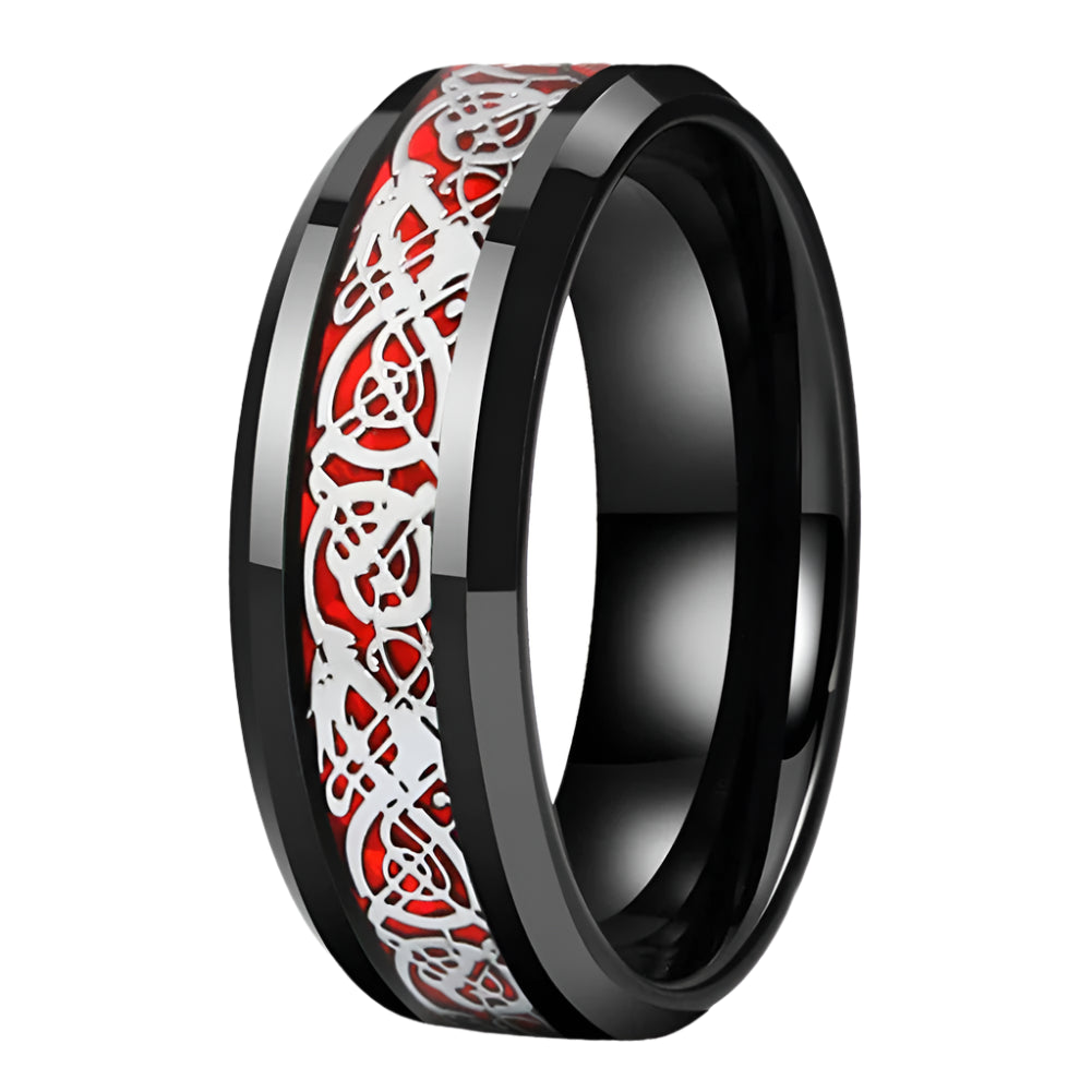 Tungsten Dragon Ring