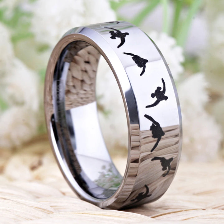 Tungsten Duck Band Wedding Ring