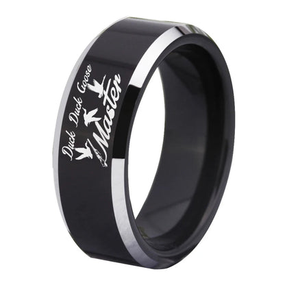Tungsten Duck Band Ring 