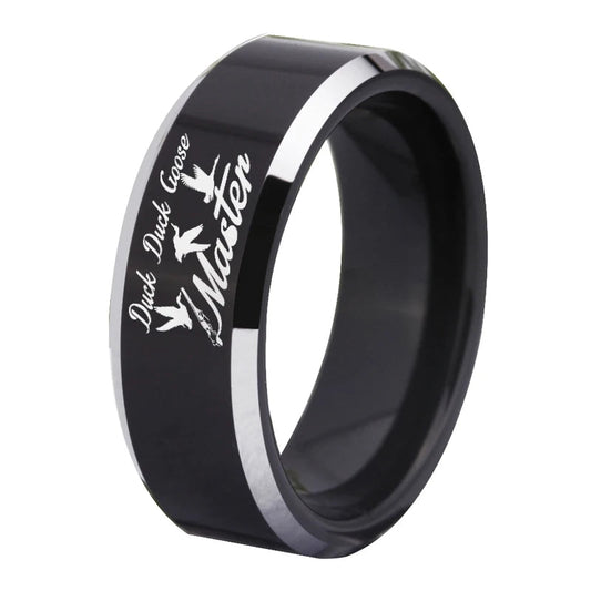 Tungsten Duck Band Ring 