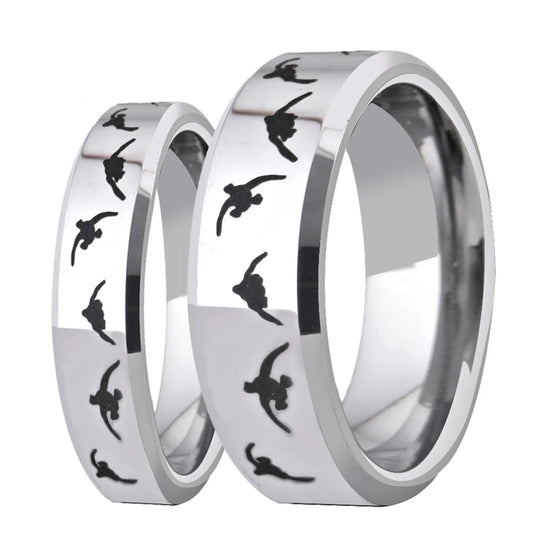 Tungsten Duck Band Wedding Ring