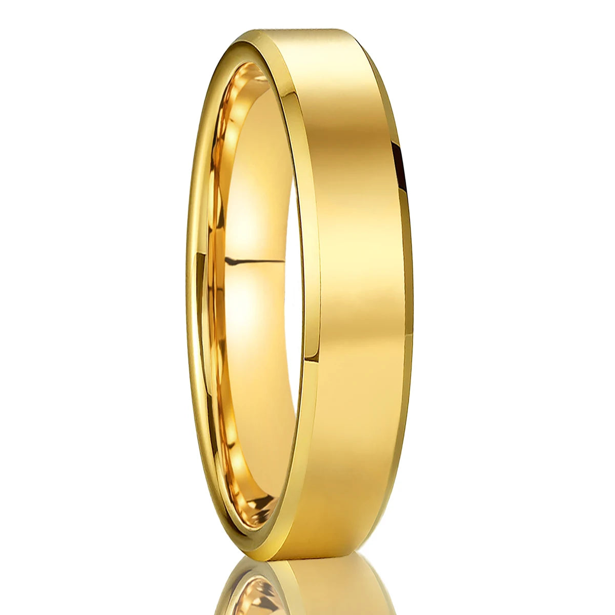 Tungsten Gold Mens Wedding Ring