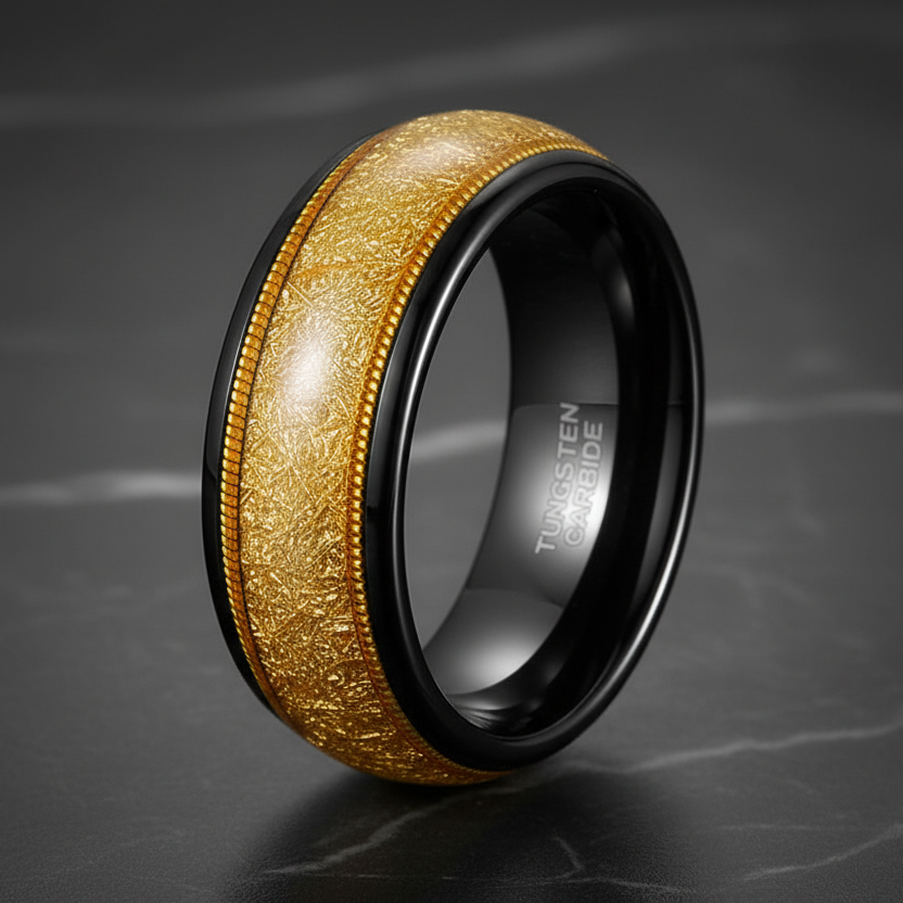 Tungsten Guitar String Ring