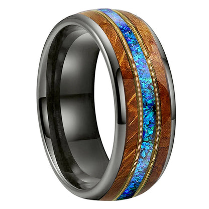 Tungsten Guitar String Ring