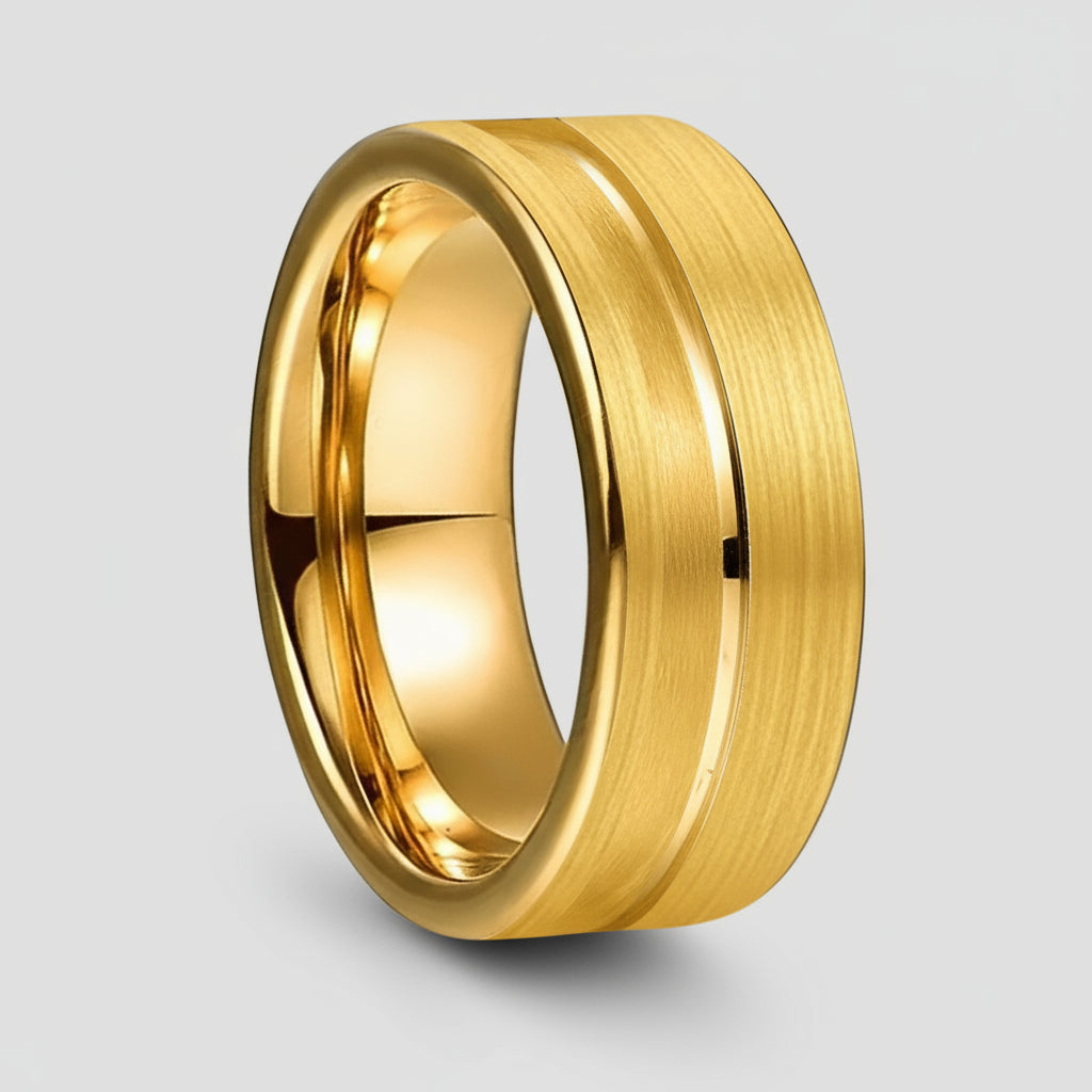 Tungsten Inlay Ring Blank