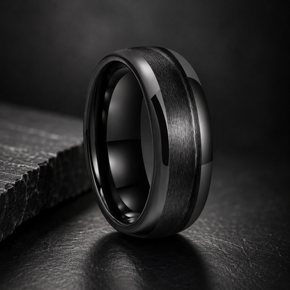 Tungsten Inlay Ring Blank
