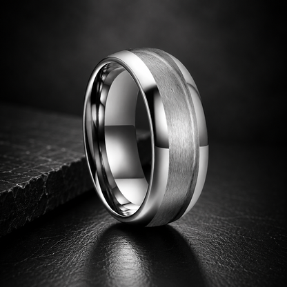 Tungsten Inlay Ring Blank