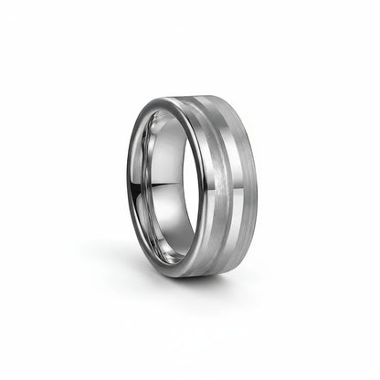 Tungsten Inlay Ring Blank