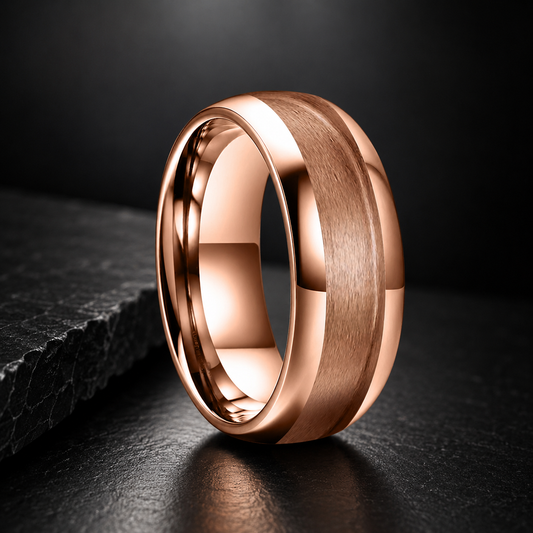 Tungsten Inlay Ring Blank