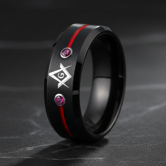 Tungsten_Masonic_compass_square_ring