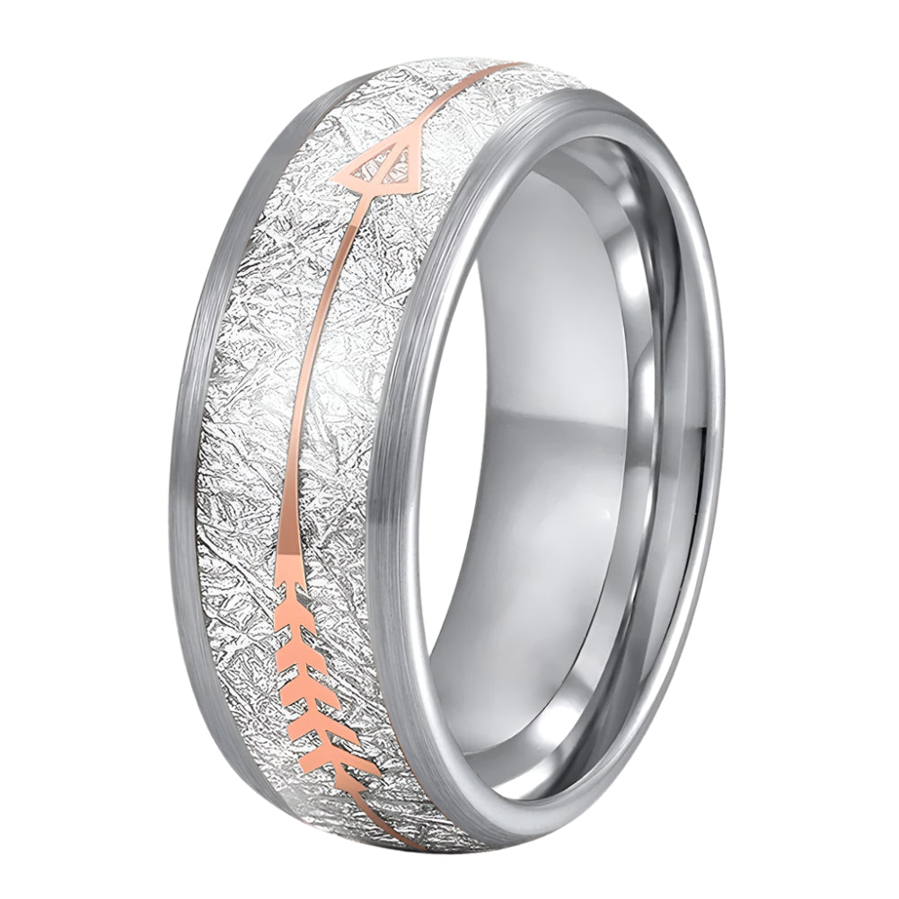 Tungsten Meteorite Wedding Ring