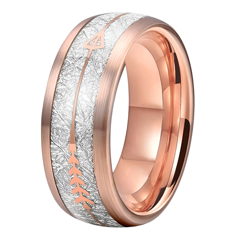 Tungsten Meteorite Wedding Ring