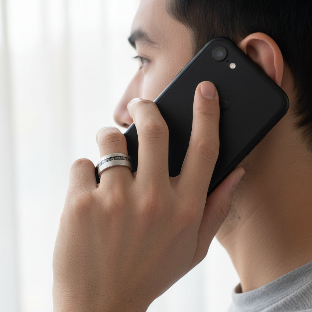 Tungsten_Offset_Meteorite_Ring