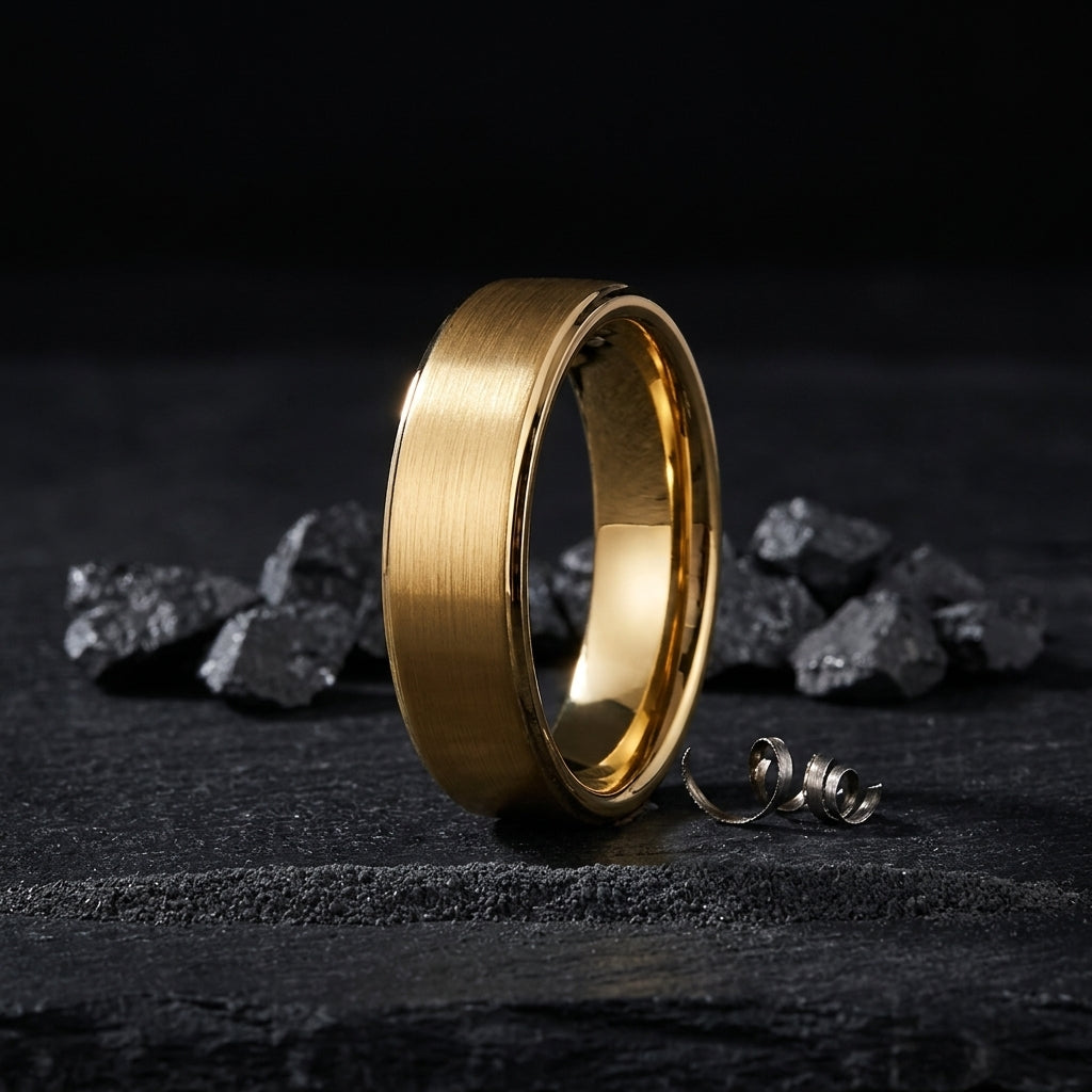 Tungsten Promise Ring for him