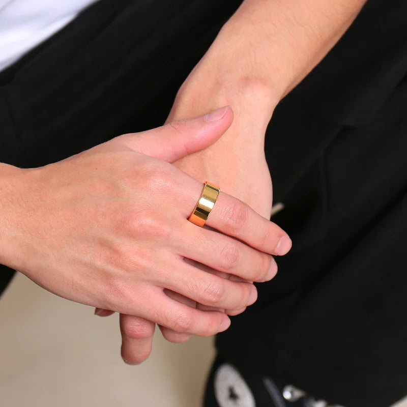 Tungsten Promise Ring for Him