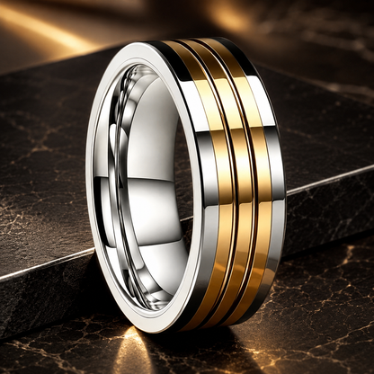 Tungsten Steel Ring for Men
