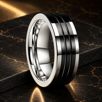 Tungsten Steel Ring for Men