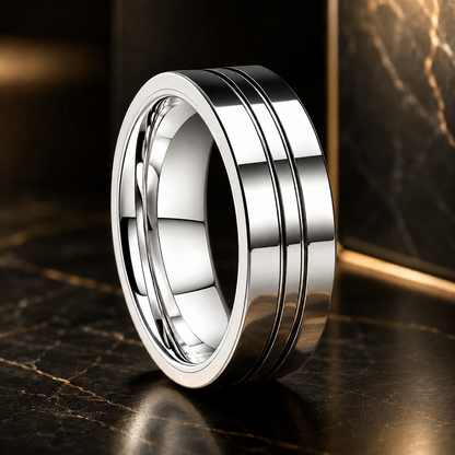 Tungsten Steel Ring for Men