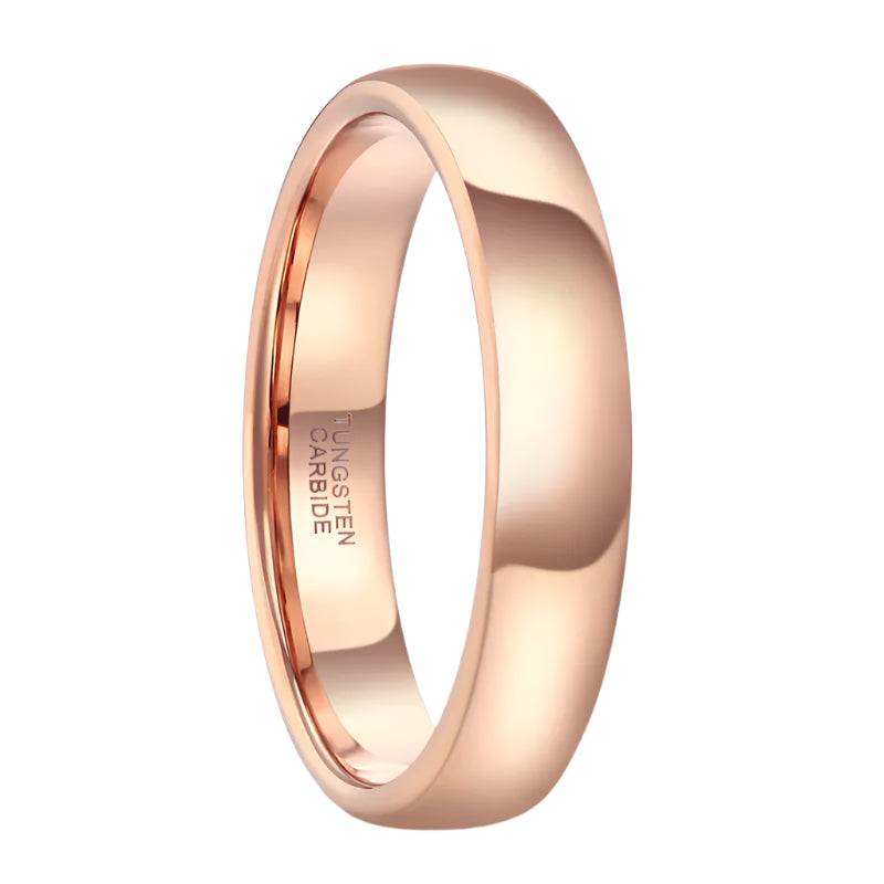 Rose Gold Tungsten Wedding Ring