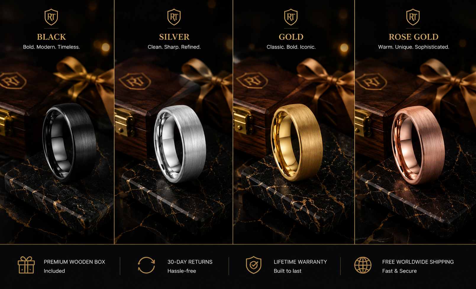 Tungsten Wedding rings | RealTungsten