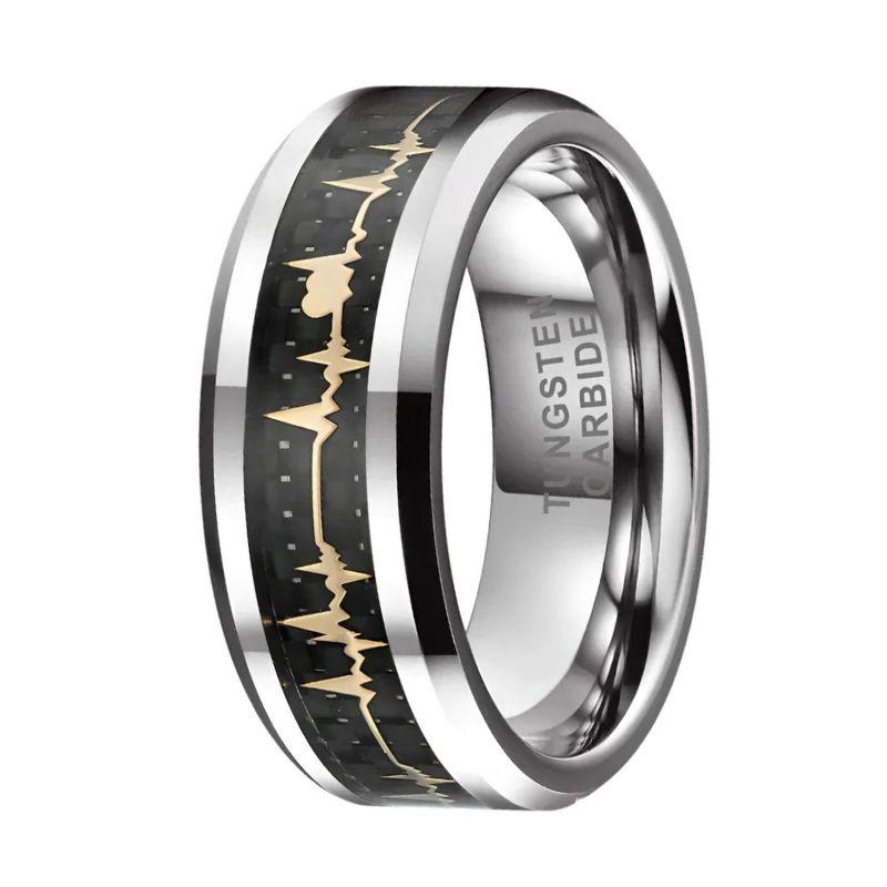 Tungsten and Carbon Fiber Ring