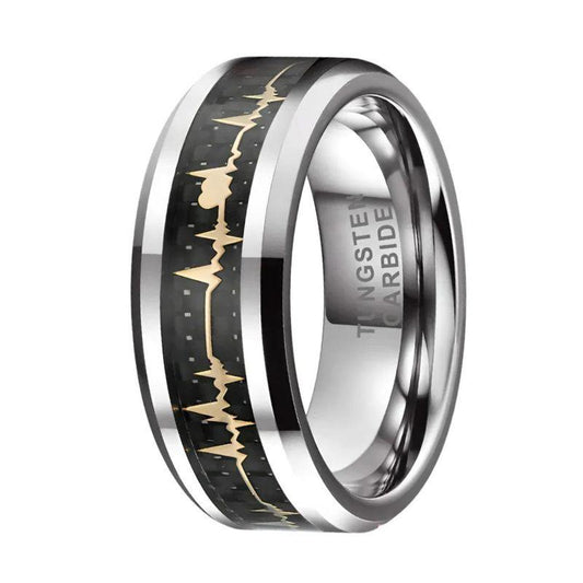Tungsten and Carbon Fiber Ring
