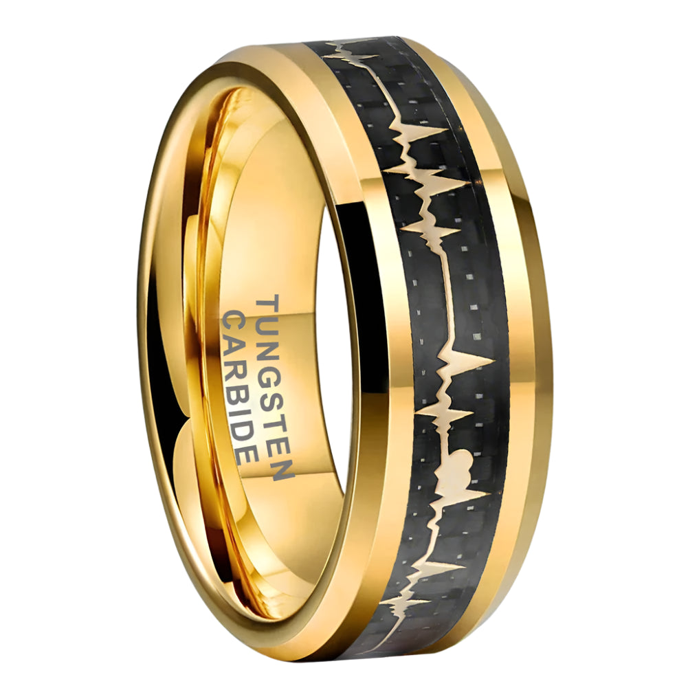 Tungsten and Carbon Fiber Ring