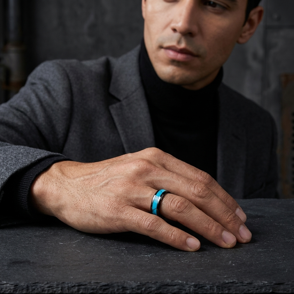 Turquoise_Tungsten_Ring.