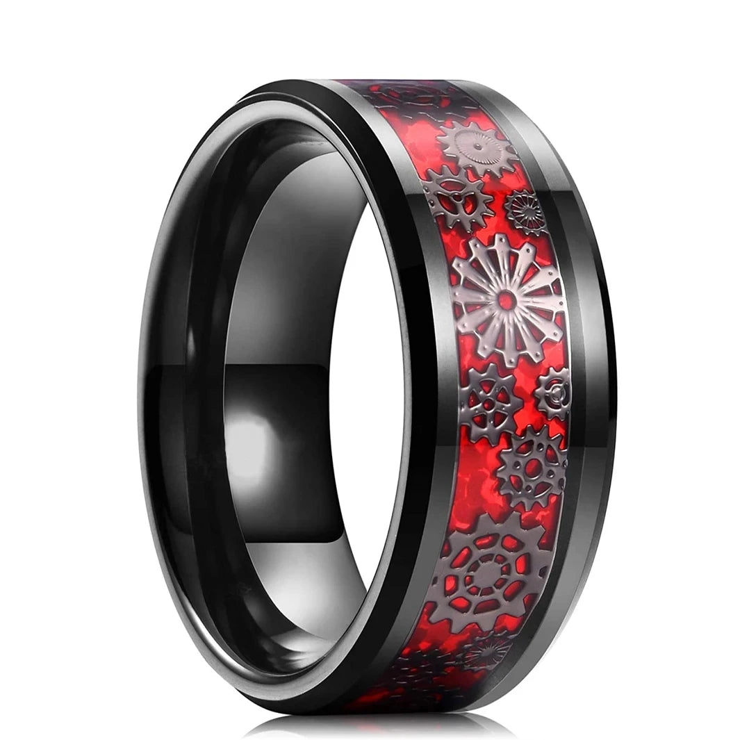 Vintage Dragon Tungsten Ring