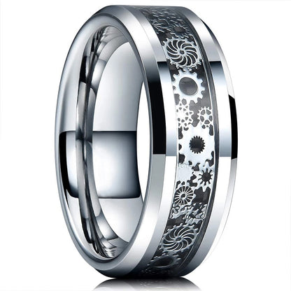 Vintage Dragon Tungsten Ring