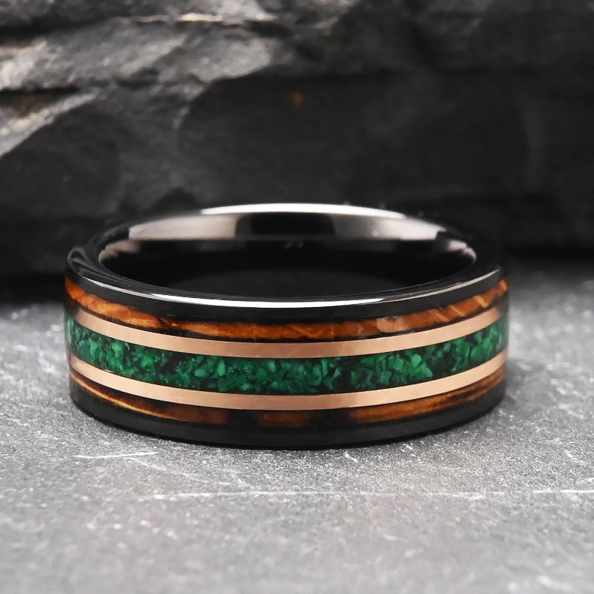 Whiskey Barrel Tungsten Ring
