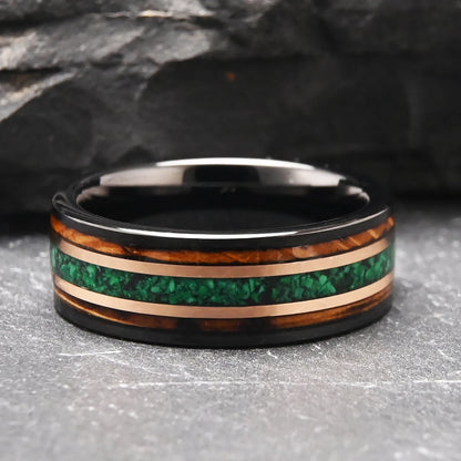 Whiskey Barrel Tungsten Ring