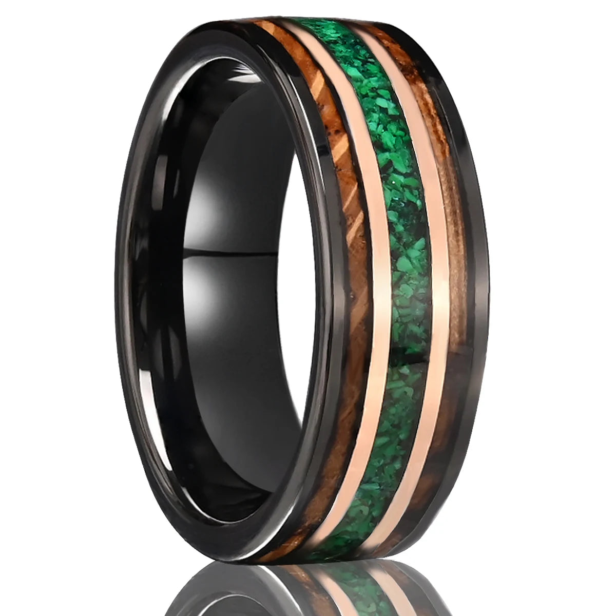 Whiskey Barrel Tungsten Ring