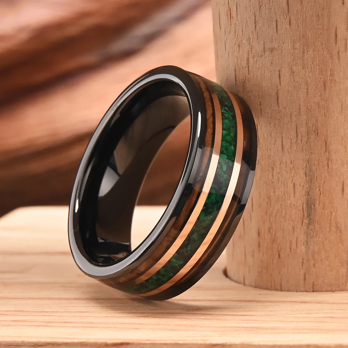 Whiskey Barrel Tungsten Ring