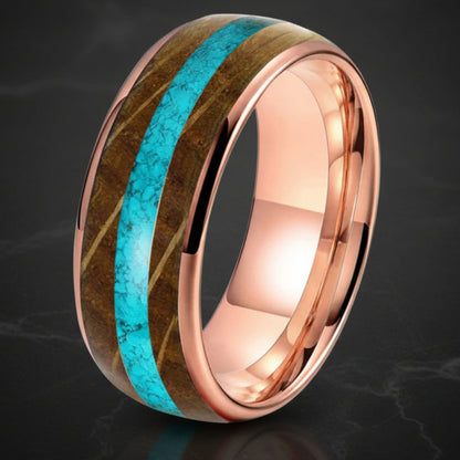 Whiskey_Barrel_Oak_Turquoise_Tungsten_Wedding_Band