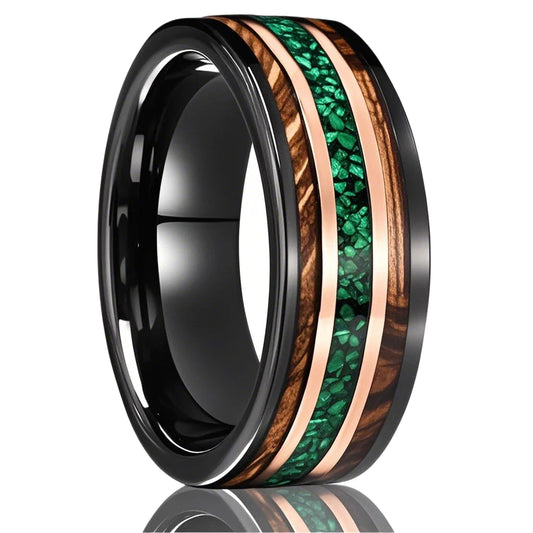 Whiskey Barrel Tungsten Ring