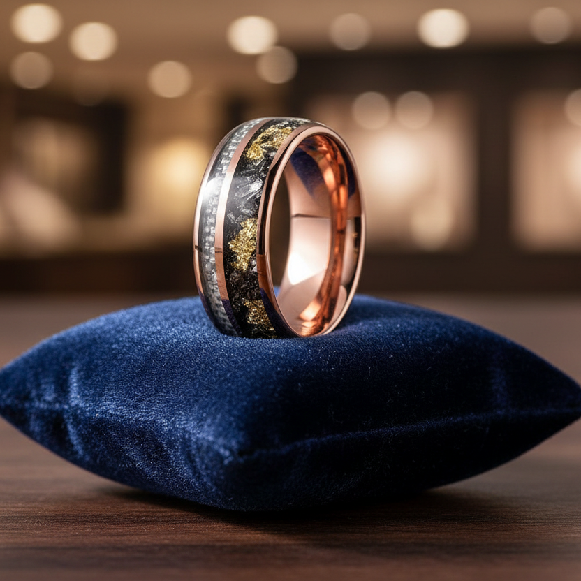 White_Carbon-Fiber_Meteorite_Tungsten_Ring
