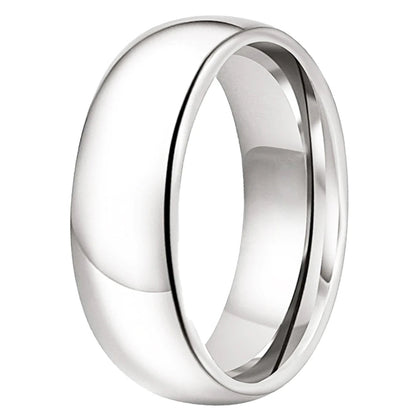 White Tungsten Carbide Ring