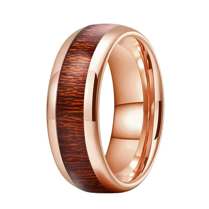 Wood Tungsten Wedding band
