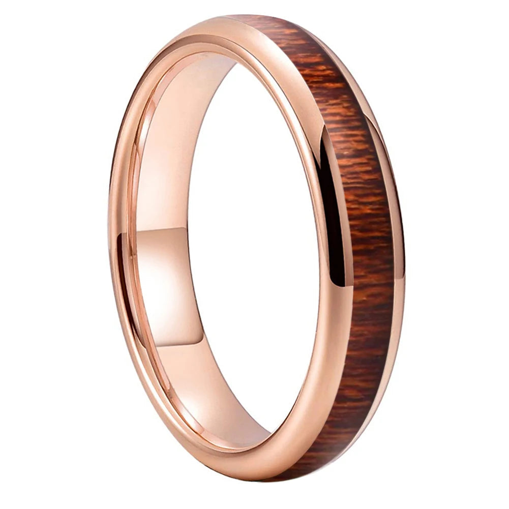 Wood Tungsten Wedding band