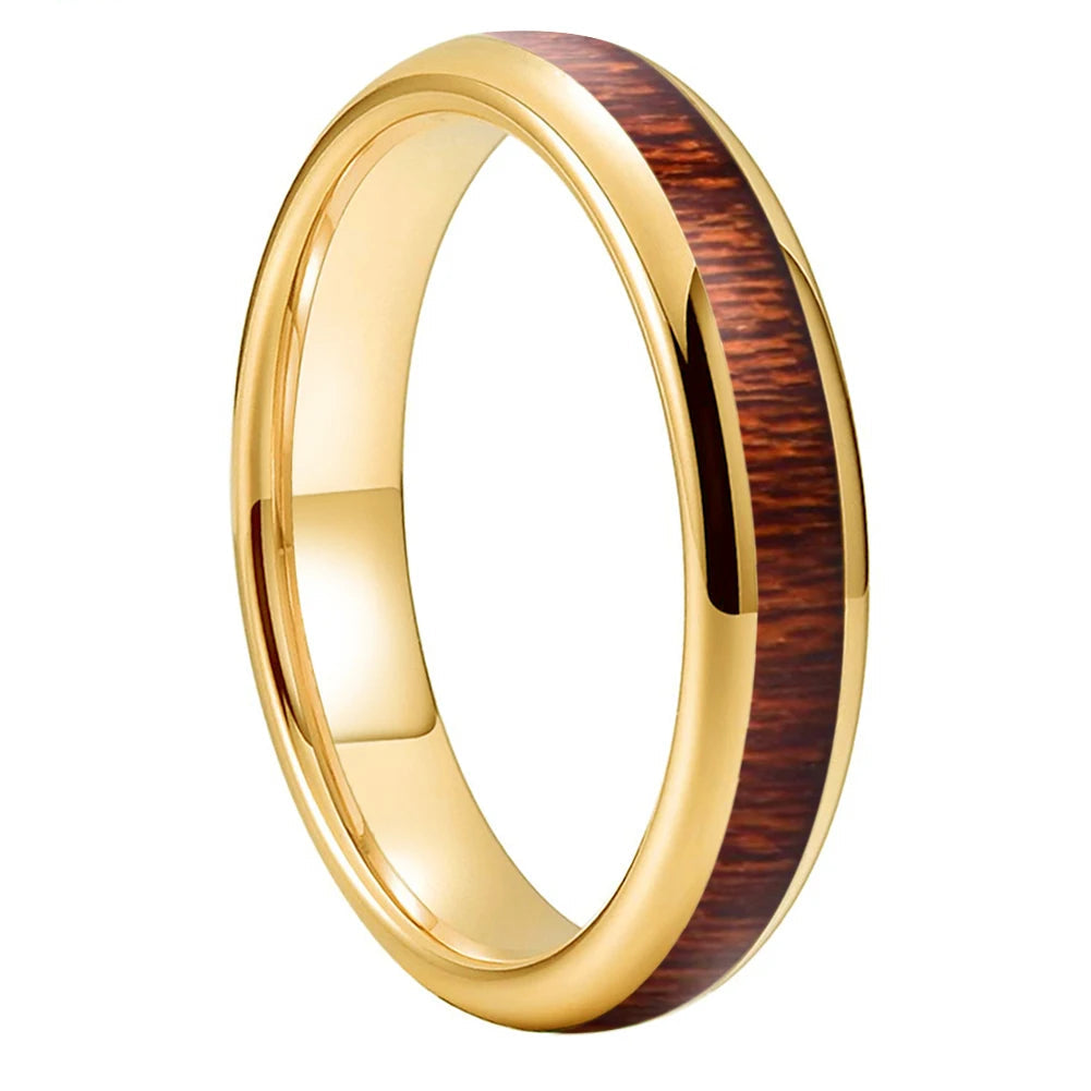 Wood Tungsten Wedding band